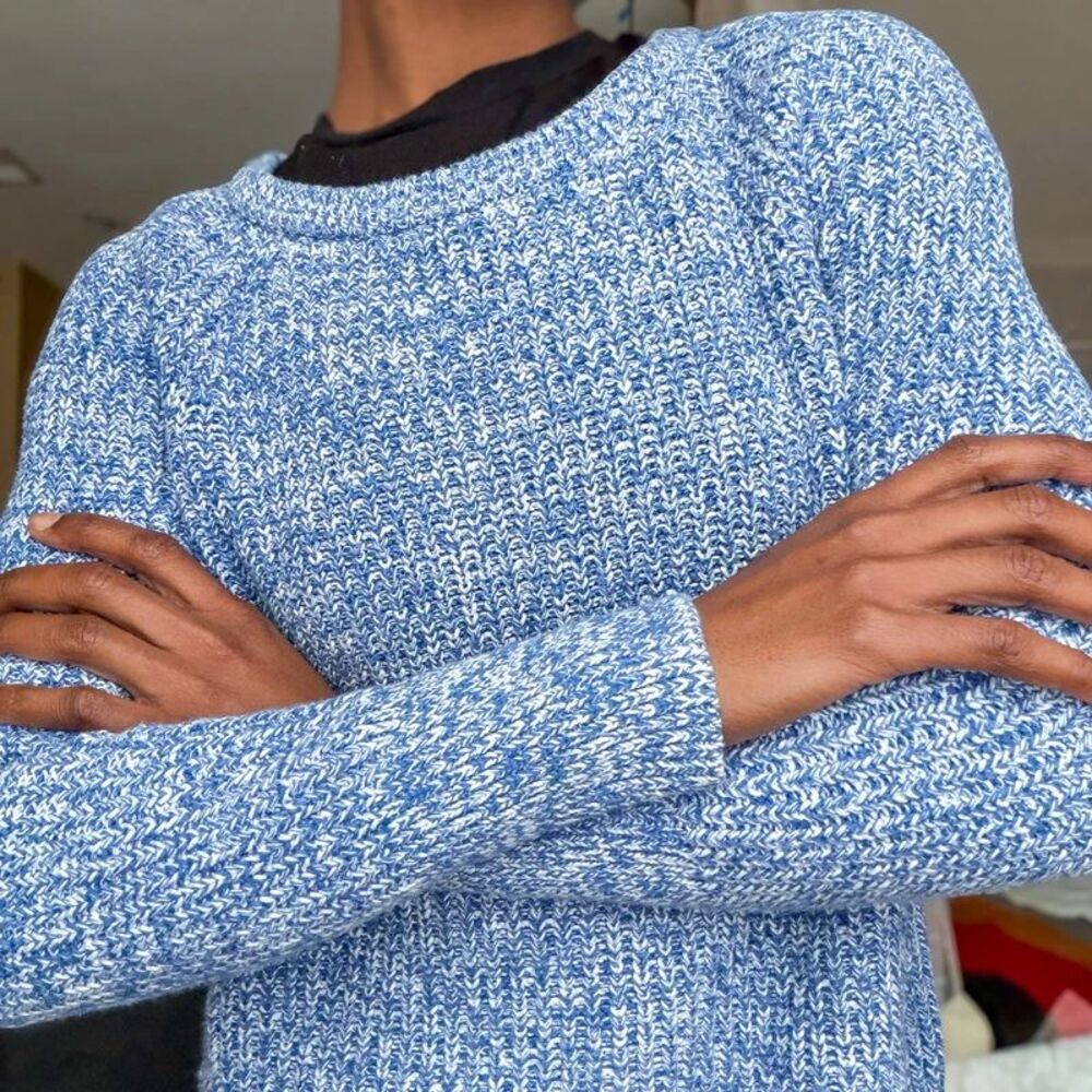 GAP Blue Knit Sweater (Size: S)